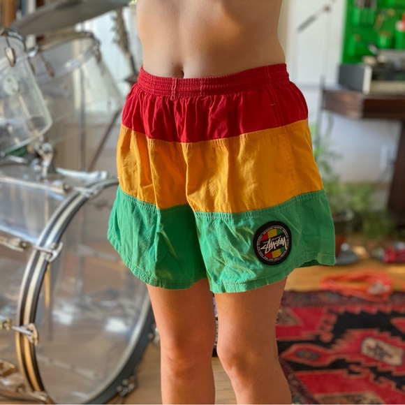 Vintage 90s Stussy swim shorts - Picture 10 of 10